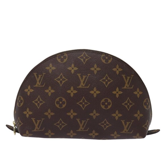 LOUIS VUITTON Monogram Trousse Demi Ronde Cosmetic Pouch - Picture 12 of 16